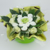 baby shower bouquet gateau de couches vert