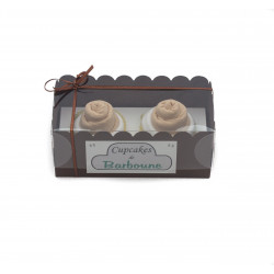 Gâteaux de bavoirs : cupcakes chocolat pour baby shower