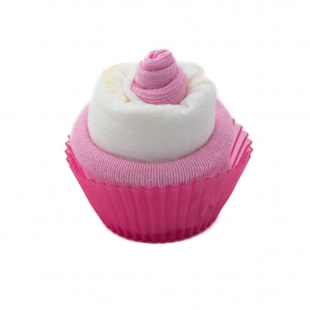 Cupcake de couche : Rose Cupcake de couche : Rose